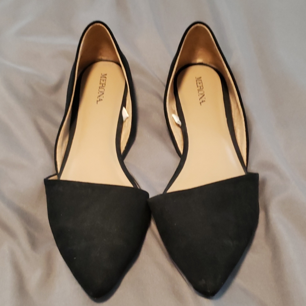 Morona Vevet Black Flats